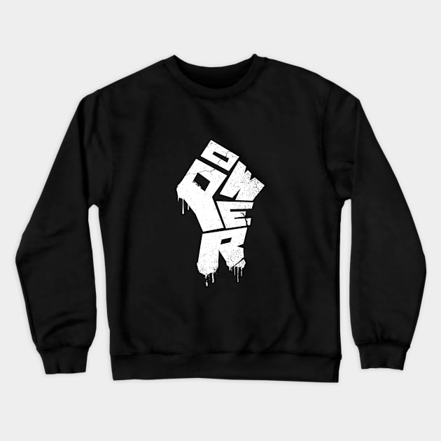 Power Crewneck Sweatshirt by Anrego